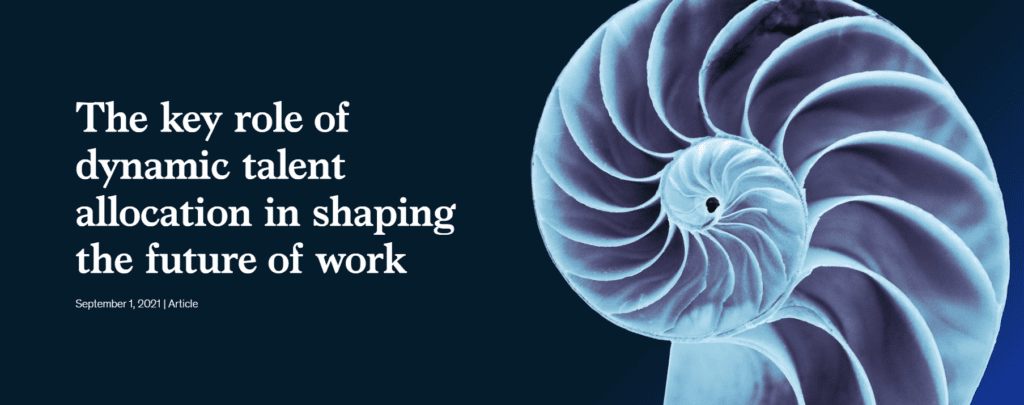 McKinsey: The key role of dynamic talent allocation in shaping the future of work